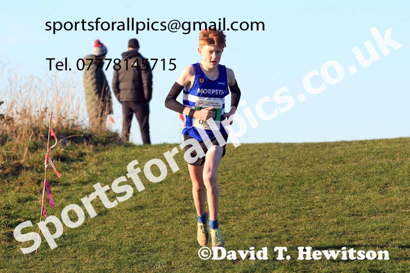 Mens under-20s, 2022 North Eastern Cross Country Champs., Temple Park, South Shields.  Photo: David T. Hewitson/Sports for All Pics
